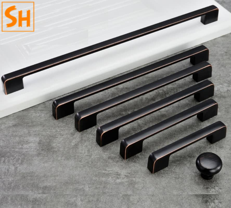 Stylehome - Tay nắm tủ hợp kim kẽm viền màu đồng đỏ SH748BZ Stylehome - Tay nắm tủ hợp kim kẽm viền màu đồng đỏ SH748BZ