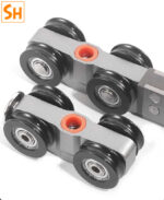 Bộ phụ kiện cửa lùa giảm chấn nhấn mở BTS-5831 6