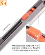 Bộ phụ kiện cửa lùa giảm chấn nhấn mở BTS-5831 8