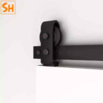 Ray trượt cửa lùa barn door cánh xếp Đôi bi-folding RT861 9