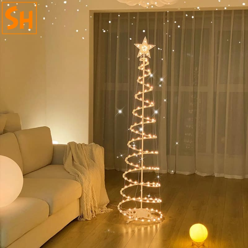 Đèn cây đứng trang trí lễ Giáng Sinh sáng tạo LS7480 1 Đèn sàn đứng trang trí lễ Giáng Sinh sáng tạo LS7480