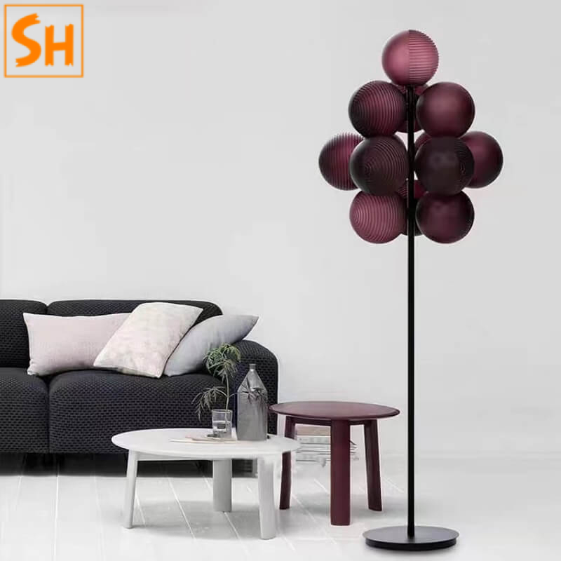 Đèn cây đứng bóng chùm nho ấn tượng SH4183 Đèn cây đứng bóng chùm nho ấn tượng SH4183