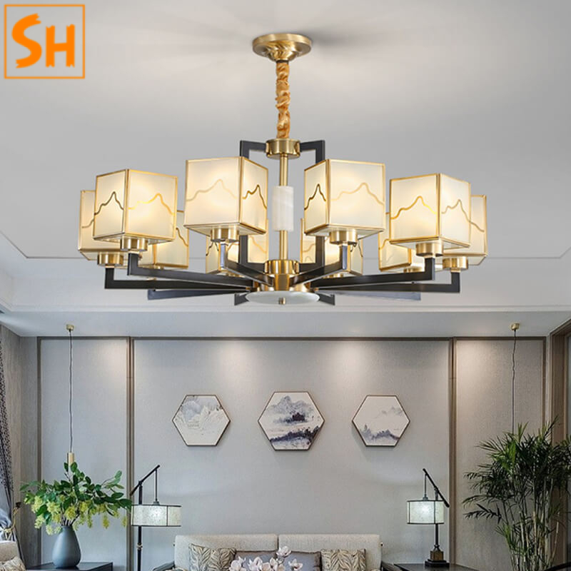 Đèn chùm phong cách Bắc Âu sang trọng SH7224 Đèn chùm phong cách Bắc Âu sang trọng SH7224