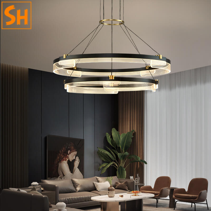 Đèn thả trang trí vòng Led 3 chế độ ánh sáng SH7222 Đèn thả trang trí vòng Led 3 chế độ ánh sáng SH7222