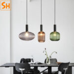 Đèn thả thủy tinh nhiều màu sắc thanh lịch SHL2046