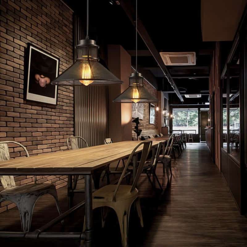 Đèn thả quán cafe phong cách thiết kế Industrial C008 2