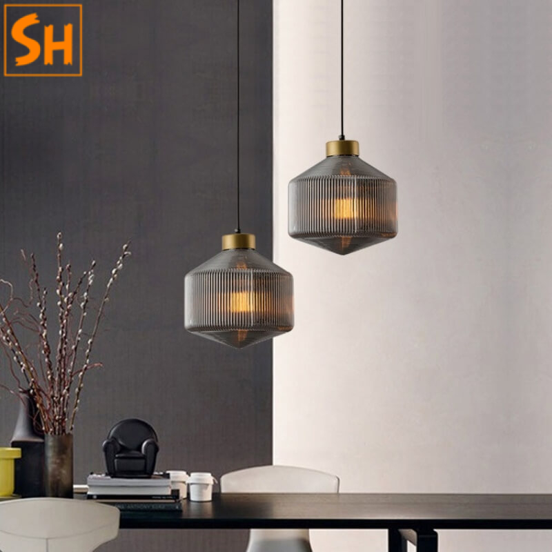 Đèn thả trần thủy tinh hình bông dụ độc đáo ZDL6819 6