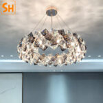 Đèn thả trần pha lê trong suốt lấp lánh SHF424