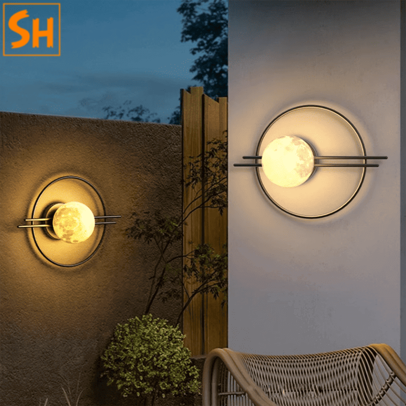 Đèn gắn tường hình mặt trăng sáng tạo ZK7445 Đèn gắn tường hình mặt trăng sáng tạo ZK7445