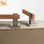 Khóa cửa phân thể hợp kim kẽm phối gỗ SH526RS