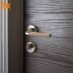 Khóa cửa phân thể tay cầm bọc da sang trọng RH0004-1