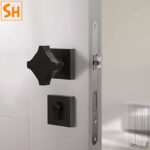 Khóa cửa phòng tay nắm hình học sáng tạo DG6547 9