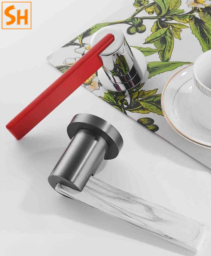 Khóa cửa phân thể hợp kim kẽm ba màu CY2999 Khóa cửa phân thể hợp kim kẽm ba màu CY2999