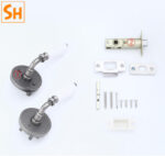 Khóa cửa tay gạt gốm sứ giá rẻ DG09 b