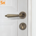 Khóa cửa hợp kim cổ điển đậm chất Á Đông BK1763 c