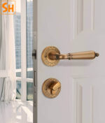 Khóa cửa hợp kim cổ điển đậm chất Á Đông BK1763 a