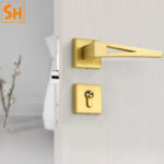 Khóa tay gạt khắc hình tam giác sáng tạo SH5588 2