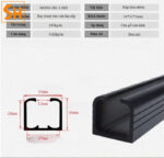 Ray trượt cho cửa lùa xếp MONZ-DG-3.0HS