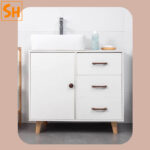 Núm tay nắm tủ bằng gỗ nguyên khối tối giản ZYMZ020 8