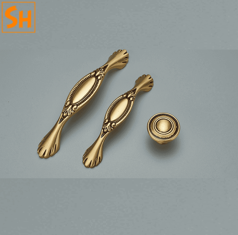 Tay nắm tủ cổ điển bằng đồng nguyên chất OK5609T Tay nắm tủ cổ điển bằng đồng nguyên chất OK5609T