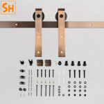Ray trượt cửa lùa barn door cánh phẳng đơn RT4668 5