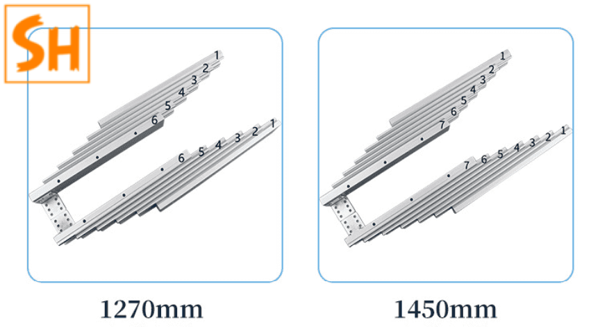 Ray bàn âm đa năng mở rộng phẳng BTCR1270-1450 14