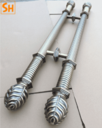 Tay nắm cửa cổ điển Châu Âu bằng đồng nguyên chất ZE008 3