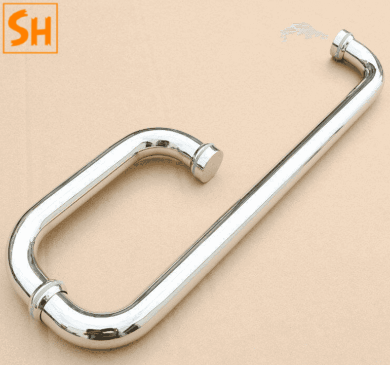 Tay nắm cửa kính phòng tắm inox 304 cao cấp ZE010 2 Tay nắm cửa kính phòng tắm inox 304 cao cấp ZE010