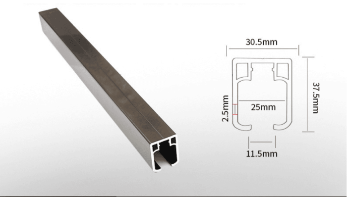 Ray trượt cửa lùa tải trọng 225kg DFL-P097A