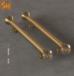 Tay nắm cửa kính cửa gỗ Inox 304 pha lê S-659 14