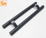 Tay nắm cửa kính inox màu đen giá rẻ OK104.2