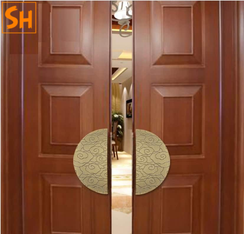 Tay nắm cổng hình bán nguyệt hợp kim nhôm đặc ruột SH100012 Tay nắm cổng hình bán nguyệt hợp kim nhôm đặc ruột SH100012