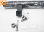 Tay nắm cửa kính inox màu đen giá rẻ OK104.2 2