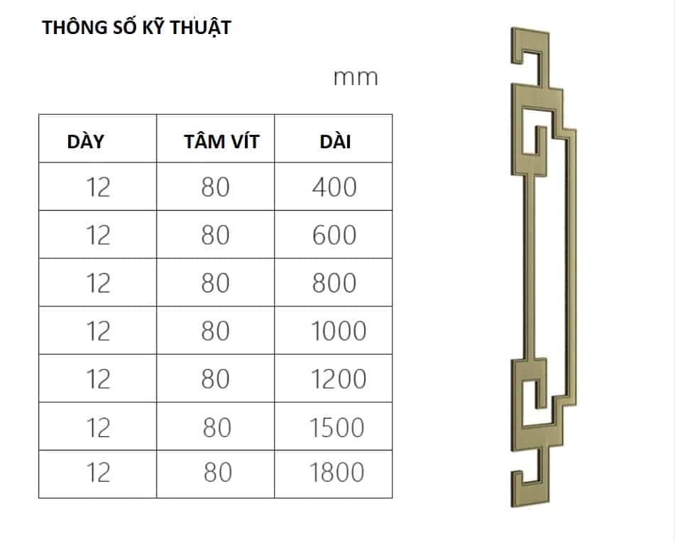 Tay nắm cửa cổ điển cho nhà phố biệt thự cao cấp F28 9