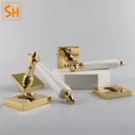 Khóa cửa tay gạt bằng gốm sứ Italia OVLI8073