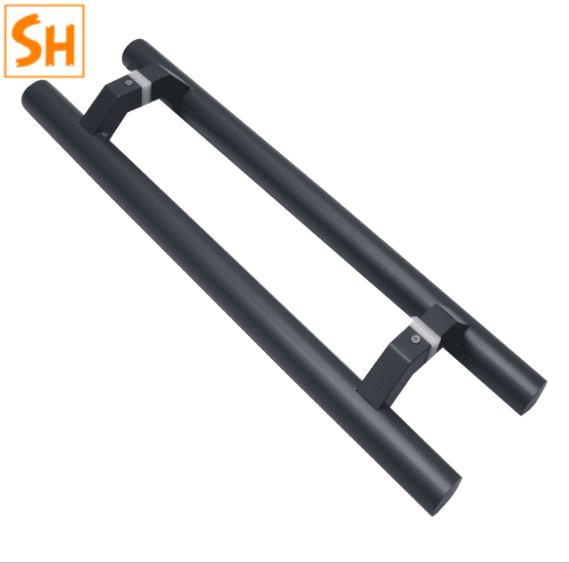 Tay nắm cửa kính inox màu đen giá rẻ OK104.2 5 Tay nắm cửa kính inox màu đen giá rẻ OK104.2 4