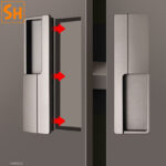 Tay nắm âm hợp kim kẽm hiện đại tối giản S6718