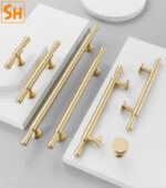 Tay nắm tủ bằng đồng hiện đại cao cấp FH.HXTY4