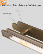Tay nắm cửa hợp kim nhôm sang trọng HUTU6900 14