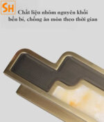 Tay nắm cửa hợp kim nhôm sang trọng HUTU6900 15