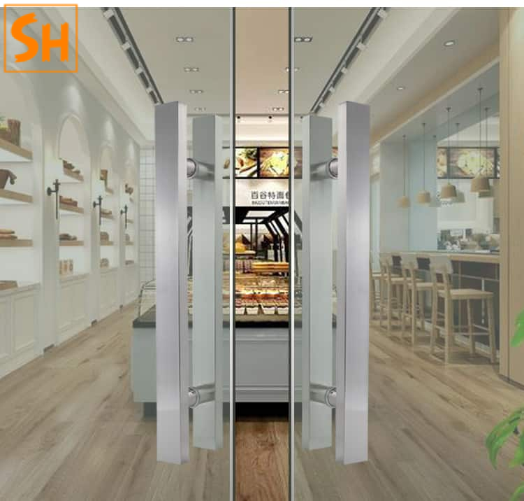 Tay nắm cửa kính bằng inox 304 cao cấp DOR8000123-3 Tay nắm cửa kính bằng inox 304 cao cấp DOR8000123
