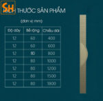 Tay nắm cửa kính hợp kim nhôm cao cấp FN1665 11
