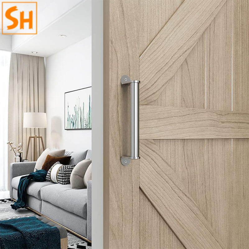 Chất Liệu Cánh Cửa Ảnh Hưởng Thế Nào Đến Việc Chọn Tay Nắm - Tay nắm cửa lùa gỗ hiện đại bằng inox SH6822