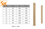 Tay nắm cửa nhôm nguyên khối cao cấp HUTU3349 14