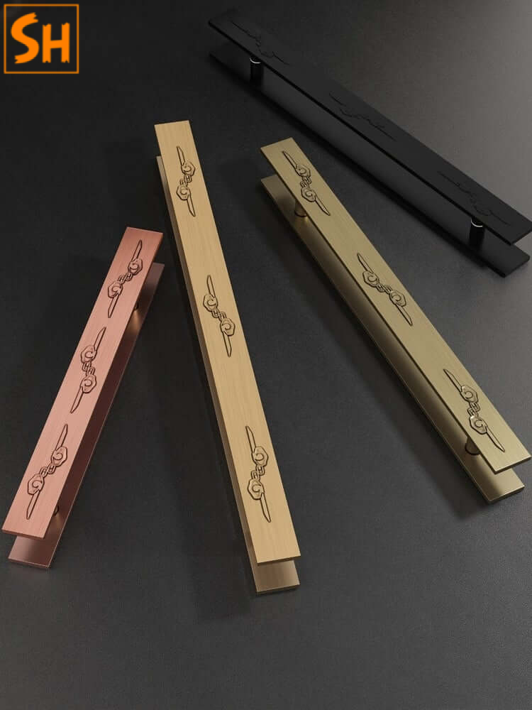 Tay nắm cửa kính cửa gỗ họa tiết cổ điển FN7191 Tay nắm cửa kính cửa gỗ họa tiết cổ điển FN7191