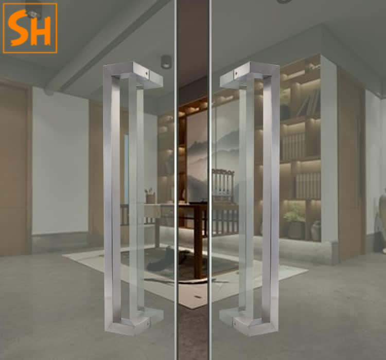 Tay nắm inox hiện đại cho cửa kính cửa gỗ SH.1188 Tay nắm inox hiện đại cho cửa kính cửa gỗ SH.1188