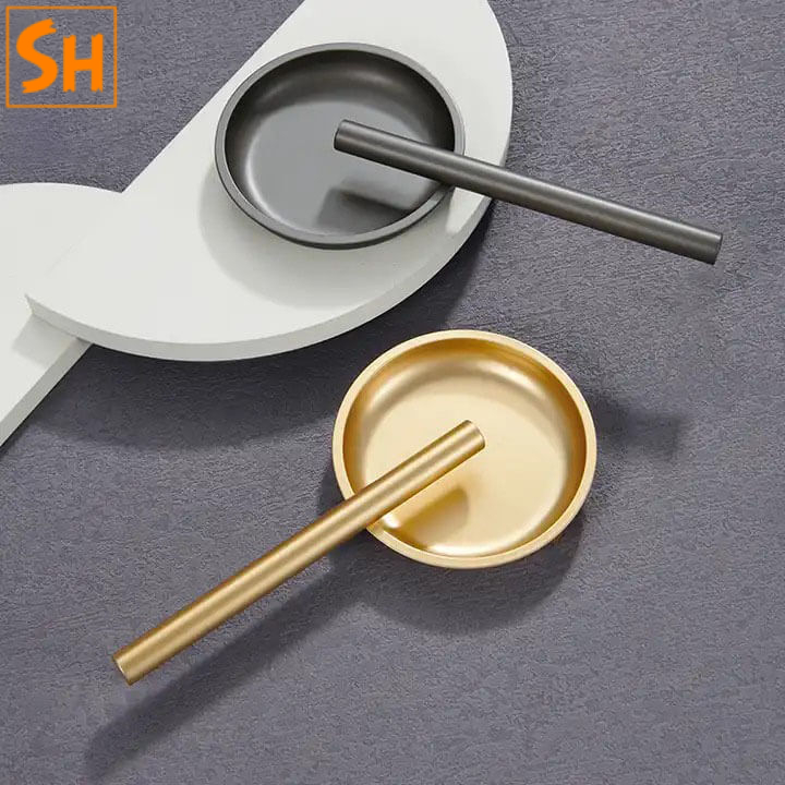 Tay nắm tủ âm hình tròn kiểu dáng sáng tạo S608-5 Tay nắm tủ âm hình tròn kiểu dáng sáng tạo S608