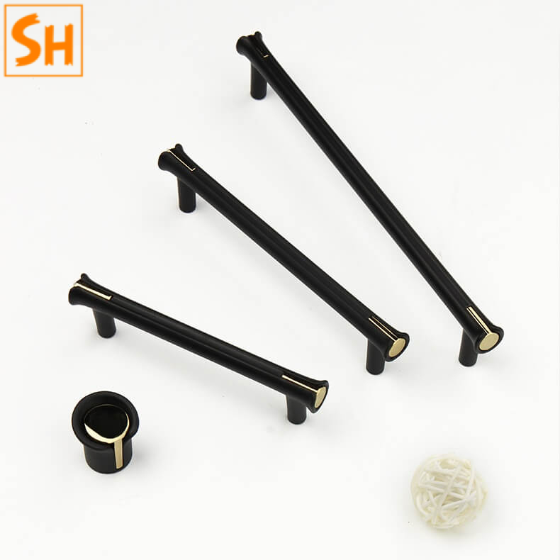 Tay nắm tủ hợp kim kẽm Bắc Âu hiện đại S6191 Tay nắm tủ hợp kim kẽm Bắc Âu hiện đại S6191