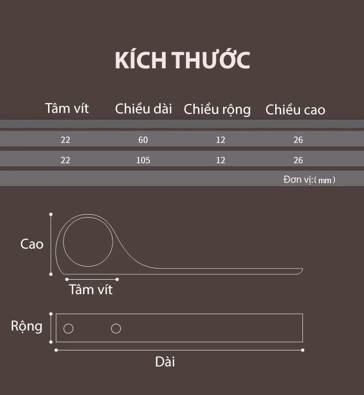 Tay nắm tủ hợp kim kẽm hình chiếc coi độc đáo SH6285