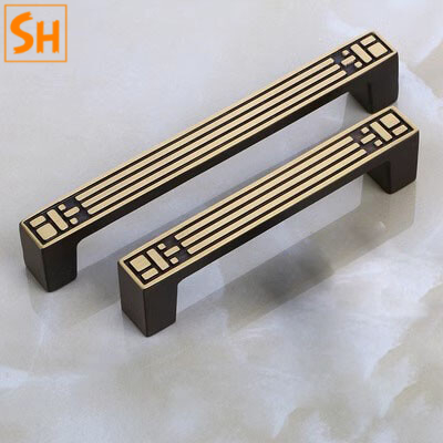 Tay nắm tủ đồng phong cách phương Đông SHE002 Tay nắm tủ đồng phong cách phương Đông SHE002